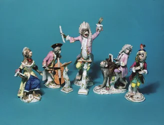 Banda de monos de Meissen, c.1750